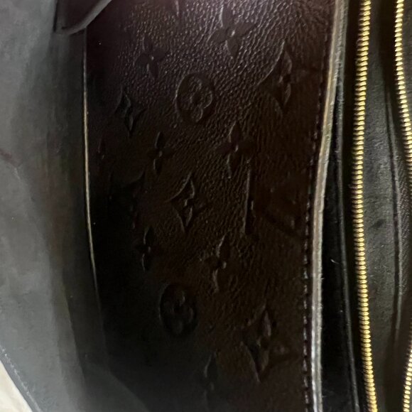 Louis Vuitton Black Monogram Empreinte Leather Vavin PM Bag - Picture 5 of 10